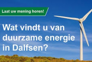 Wat vindt u van duurzame energie in Dalfsen? 