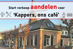 Wat wordt jouw AANDEEL in het behoud van Kappers, ons café?