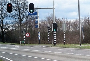 Verkeerslichten N35 bij Hoonhorst zijn aangepast