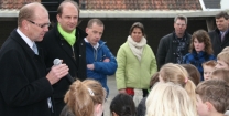 Staatsecretaris Atsma en Gedeputeerde Rietkerk op 7 september in Hoonhorst
