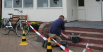 Op de stoep