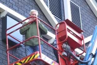 Plaatsen vleermuizen kasten vogelwerkgroep 