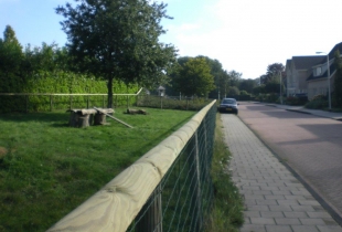 Afrastering dierenweide de Koele vernieuwd