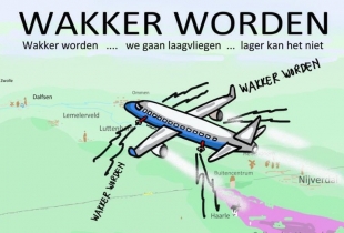 Vliegroute over Hoonhorst?